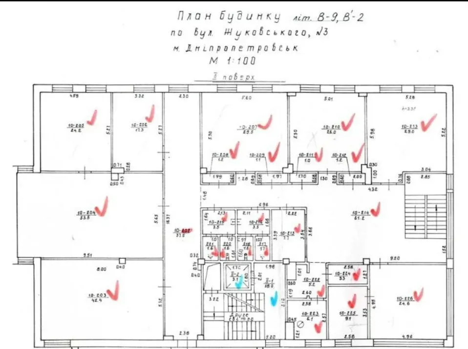 Здається Офісні приміщення площа 419 кв.м Дніпро вул. Жуковського 3 Дніпро - фото 19
