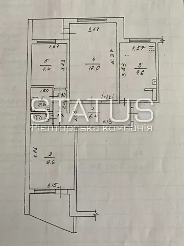 Продаж 3к Квартира 67 кв.м вул. Шевченка 82 Полтава - фото 15