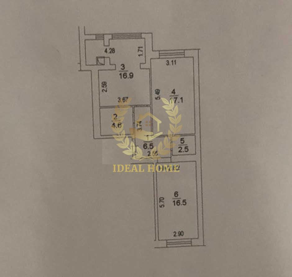 Сучасна квартира з індивідуальним опаленням, 64 м  - фото 3