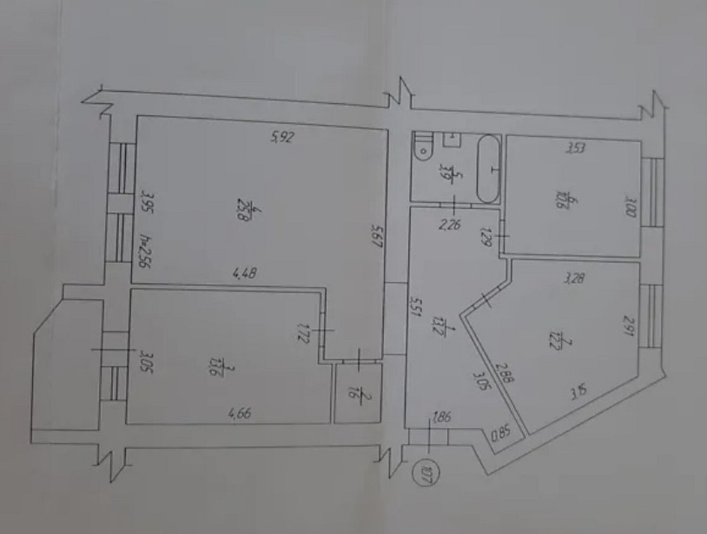 Продаж Квартира 3-кімнатна, 9/10 поверх на Зодчих, 36 Вінниця - фото 19