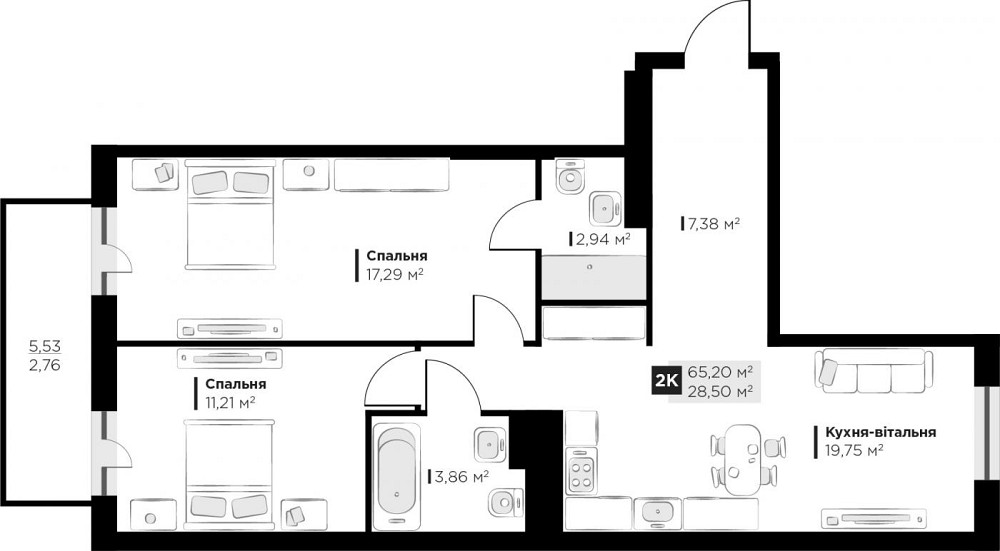 Продаж Квартира на улица Галицька Vynnyky - photo 3