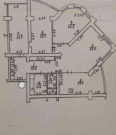 Продаж Квартира 4-кімнатна, 11/12 поверх на Кирпичный пер., 9 Одеса