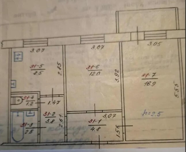 Продаж Квартира 2-кімнатна, 8/10 поверх на Дачна Vinnytsya - photo 11