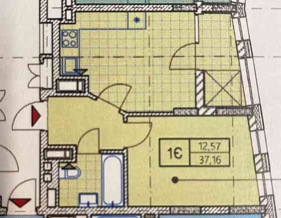 1-кімнатна, Юлії Здановської вул. (Михайла Ломоносова), 33/43, Голосіївський Kiev
