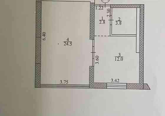 Продаж Квартира 1-кімнатна, 1/10 поверх Тернопіль