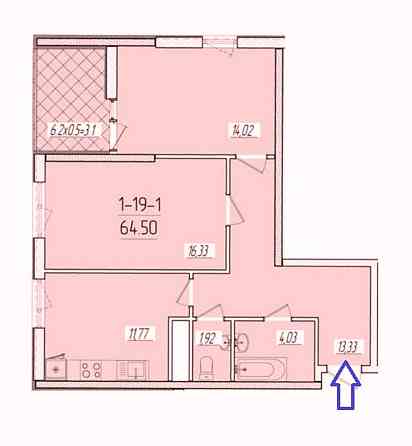 Продаж Квартира 2-кімнатна, 19/24 поверх на Краснова улица Одеса