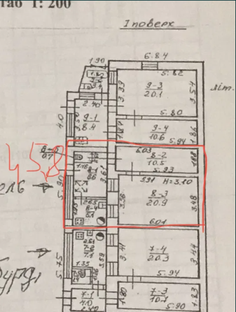 Продаж Квартира 2-кімнатна на ул. Пишоновская, 43 Odessa