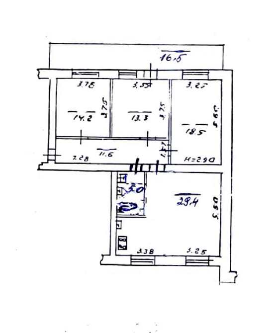 Продам 3-комнатную сталинку, центр, Ришельевская / Успенская, балкон во двор, АГВ Одеса - фото 2
