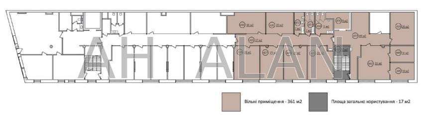 Оренда офісне приміщення на Михайла Максимовича вул., 8 приміщень - 9, поверх - 4/6 Київ - фото 11