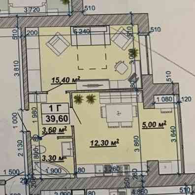 Продаж Квартира 1-кімнатна, 11/14 поверх на вул. Княгинин Івано-Франківськ