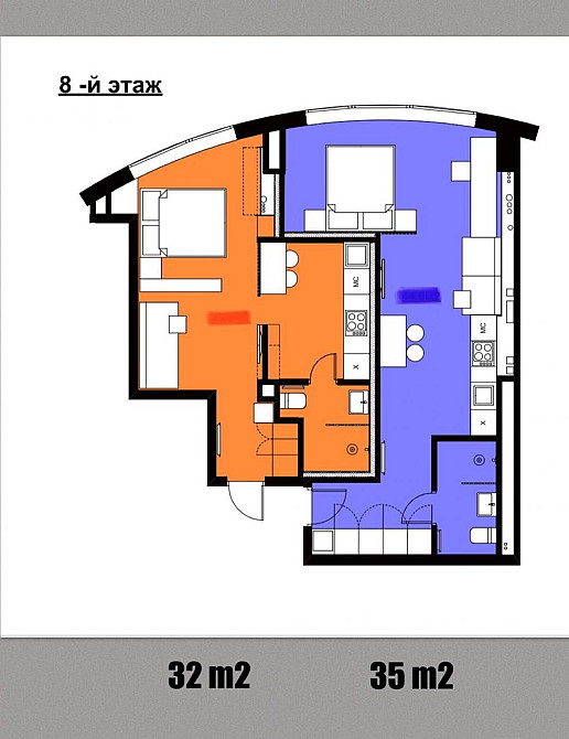 Продаж Квартира 1-кімнатна на Шевченко ул. Одеса - фото 1