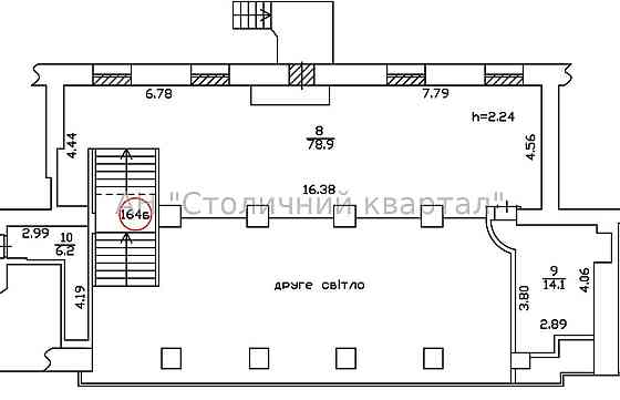 Оренда торгове приміщення на Берестейский пр-т, 18 поверх - 1/9 Київ