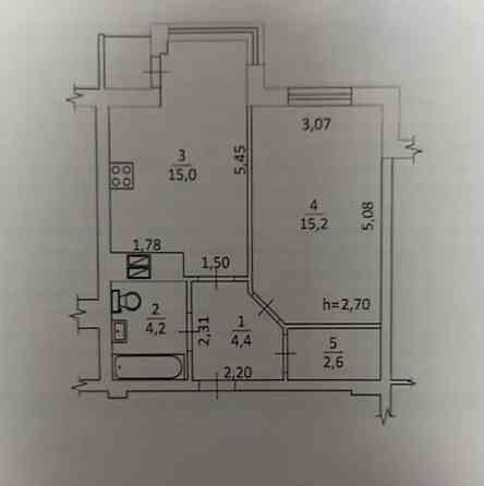 Продаж Квартира 1-кімнатна, 10/10 поверх на Вітрука 6г Zhytomyr