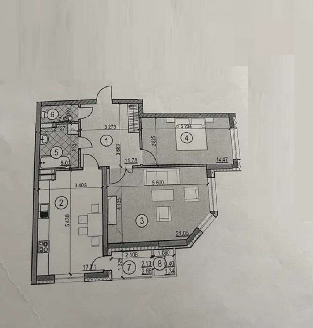 Продаж Квартира 2-кімнатна, 5/25 поверх на улица Генерала Алмазова (Кутузова), д.18/7 Киев - изображение 8