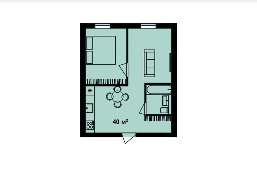 Продаж 1к квартири 40 кв. м на вул. Оболоня Тернопіль - фото 3