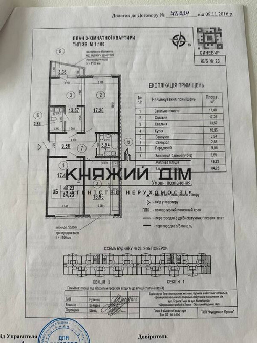 0%Продаж 3х квартири ЖК Патріотика, будинок Синевирм. Позняки, Осокорки Код № 21146954 Київ - фото 2