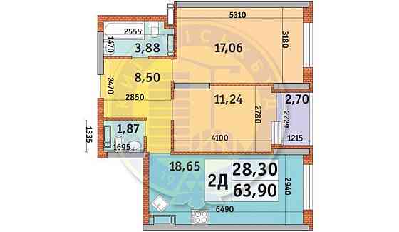 Продаж Квартира 2-кімнатна, 3/26 поверх на Причальная, 11 Киев