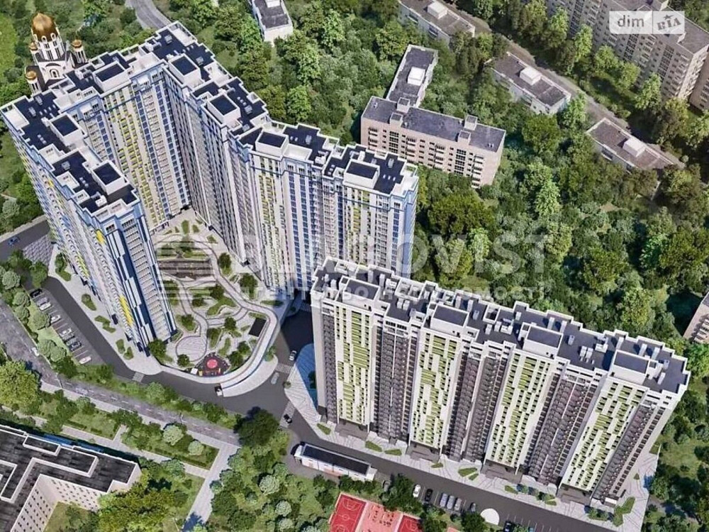 Продаж Квартира 2-кімнатна, 20/26 поверх на Архітектора Вербицького, 1В Київ - фото 1