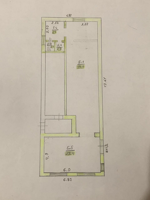 Оренда торгове приміщення на Володимира Антоновича (Артема) поверх - 1/1 Винница - изображение 7