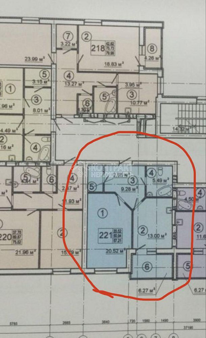 Продаж Квартира 1-кімнатна, 15/16 поверх на вул. Ботанічний Kharkiv - photo 2