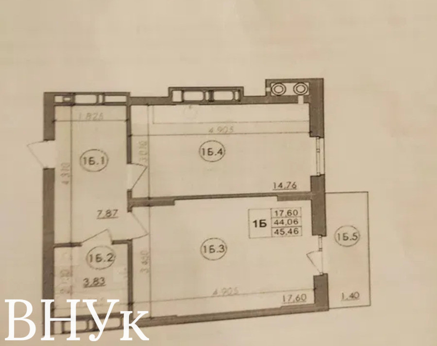 Продаж Квартира 1-кімнатна, 6/10 поверх на Зоряна 2б Luts'k - photo 15