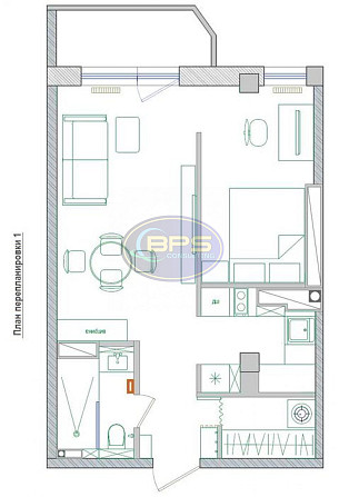 Продаж 1к квартири 42 кв. м Одеса - фото 7