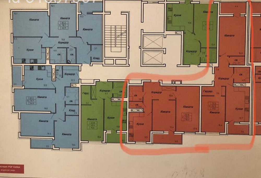 Продаж 2к квартири 70.3 кв. м, ЖК Atlanta Tower Тернопіль - фото 2