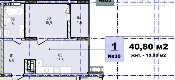 Продаж 1к Квартира 41 кв.м Капушанська 145е Ужгород