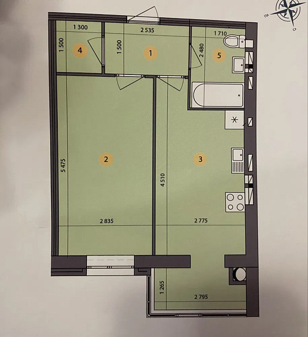 Продам квартиру жк Ковалівський 6- секція переуступка. Кропивницький - фото 2