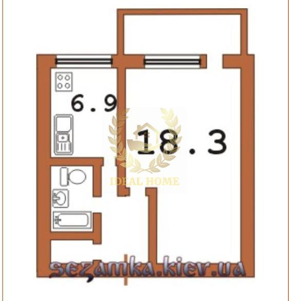 Продаж 1-кімнатної квартири на Оболоні, Київ Київ - фото 15