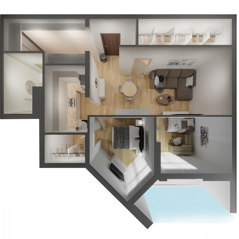 Продаж Квартира 2-кімнатна, 1/24 поверх на Ивана Франко ул. Odessa - photo 1