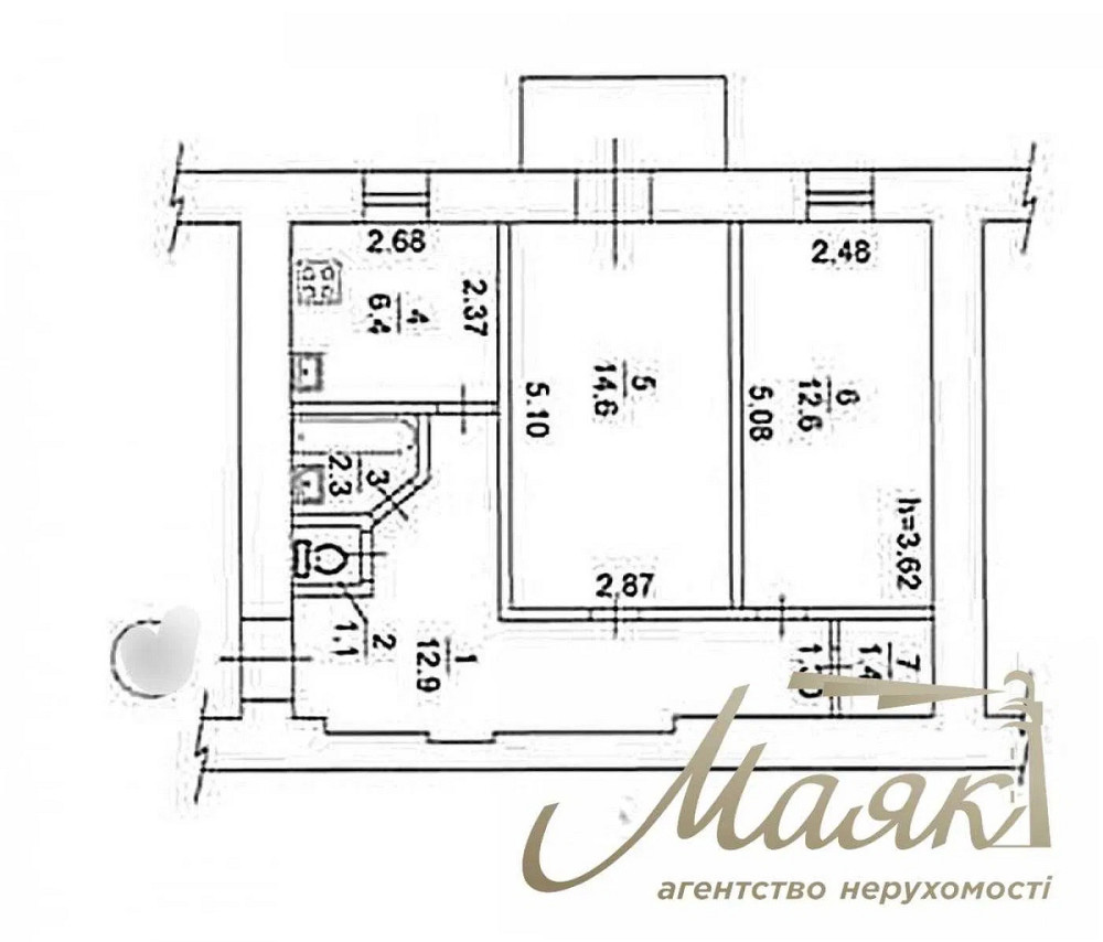 Оренда Квартира 1-кімнатна, 5/5 поверх на Еспланадна, 2 Київ - фото 10
