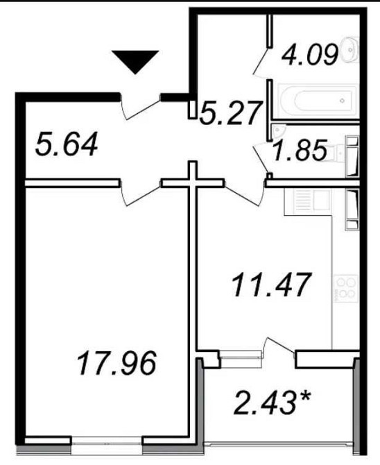 Продаж Квартира 1-кімнатна, 17/25 поверх на Данченка вул., д. 3 Киев - изображение 8