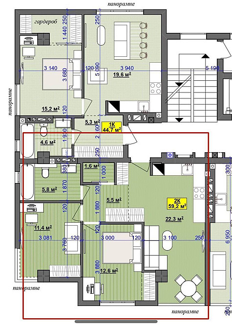 Продаж Квартира 2-кімнатна, 2/10 поверх на Національної Гвардії вул., 3 Івано-Франківськ - фото 7