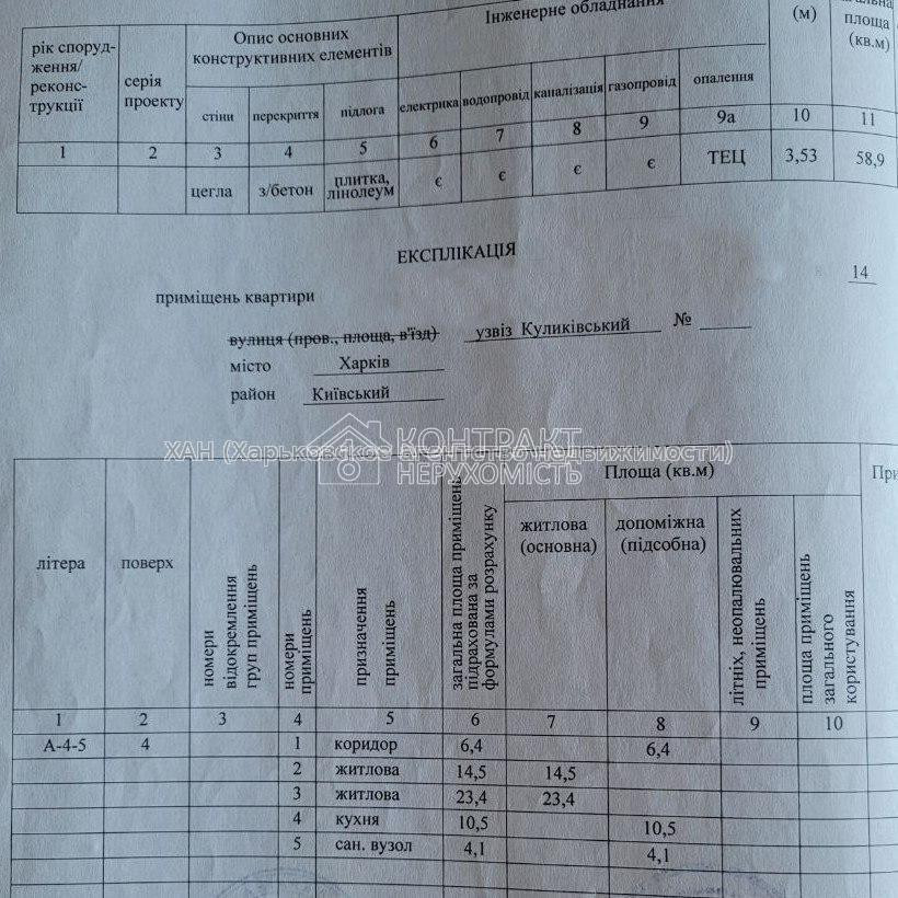 Продаж Квартира 2-кімнатна, 4/4 поверх на вул. Куликівський узвіз Харьков - изображение 15