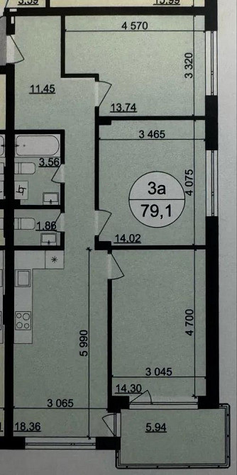 Продаж Квартира 3-кімнатна, 3/5 поверх на в. Незалежності Львов - изображение 4