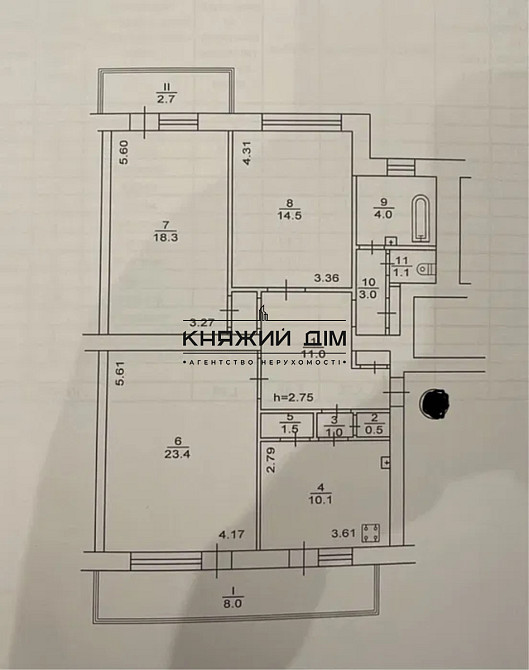 Продаж 3 кімнатна квартира м. Хрещатик КОД 21146712 Київ - фото 1
