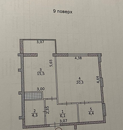 Продаж 1к квартири 50 кв. м на вул. Миру Дружба Тернопіль - фото 11