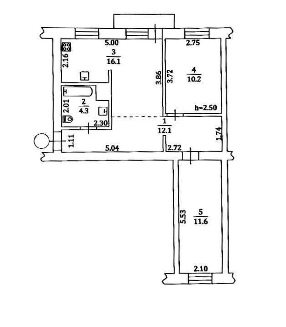 Продаж Квартира 3-кімнатна, 5/5 поверх на Голосіївський вул., д. 126 к3 Київ - фото 17