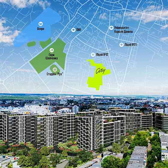 Продаж Квартира 3-кімнатна, 3/16 поверх на Національної Гвардії вул., 14 Івано-Франківськ