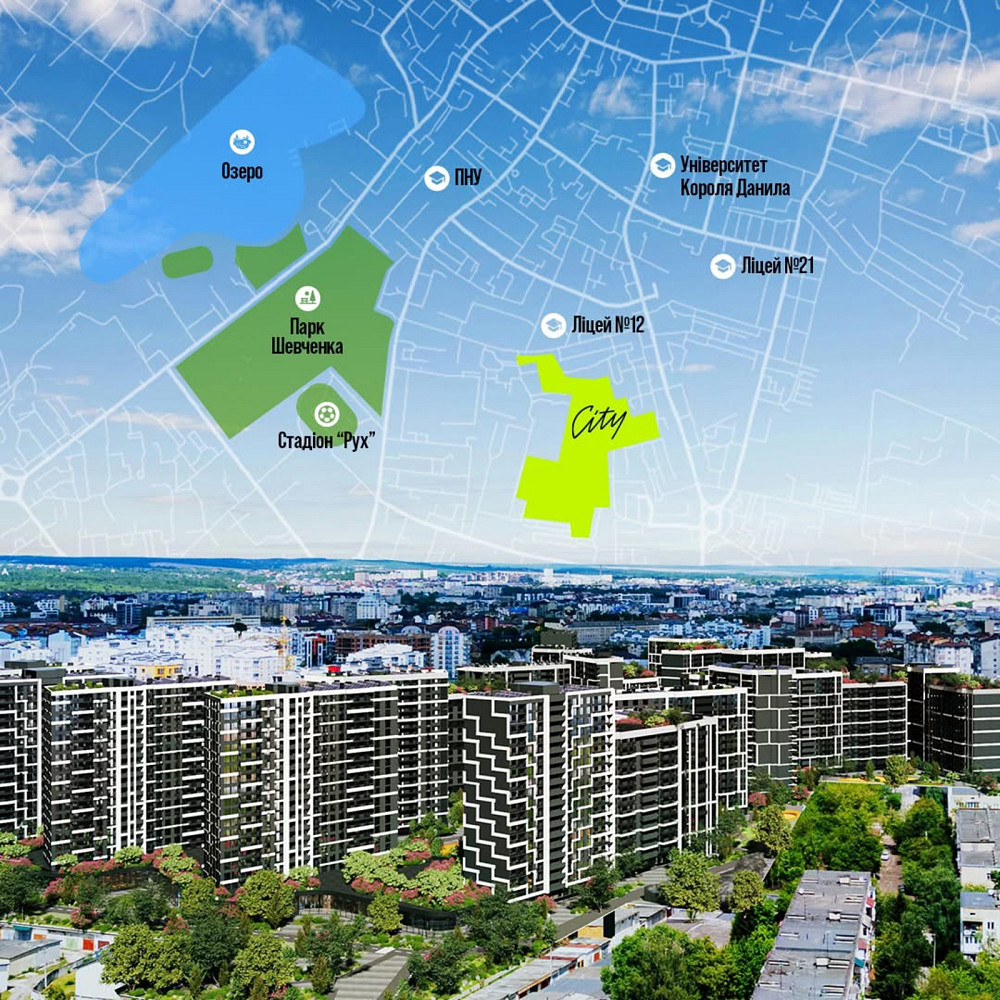 Продаж Квартира 3-кімнатна, 3/16 поверх на Національної Гвардії вул., 14 Івано-Франківськ - фото 2