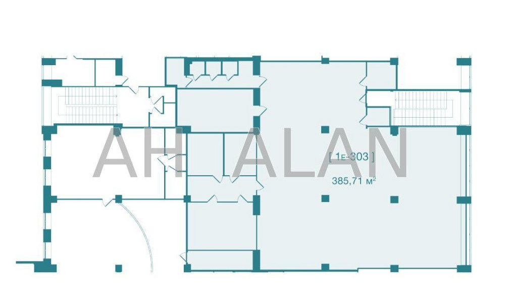 Оренда офісне приміщення на Охтирський пров., 7 поверх - 3/4 Київ - фото 15