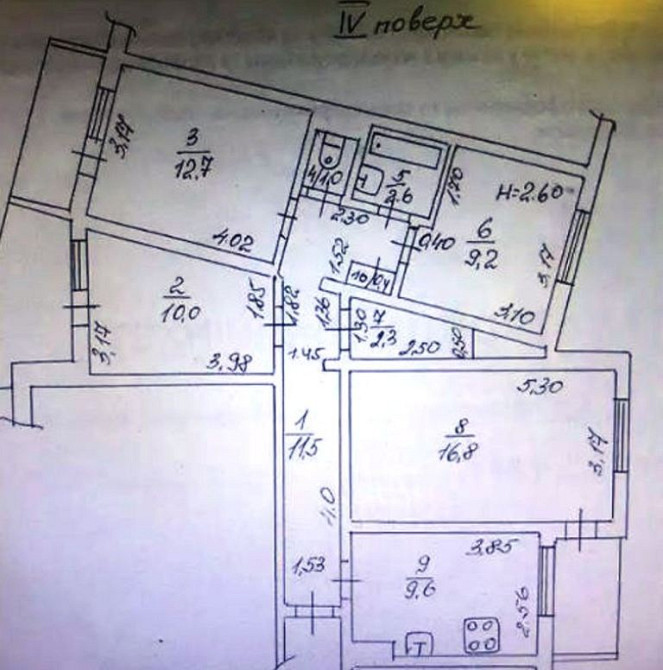 Четырехкомнатная квартира с капитальным ремонтом на Глушко Odessa - photo 14