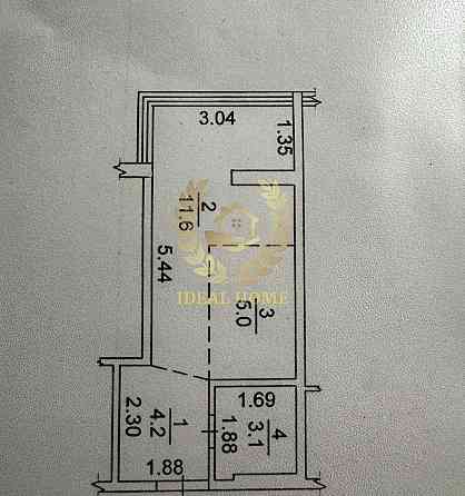 Продаж Квартира 1-кімнатна на Ракетная ул., 24 Київ