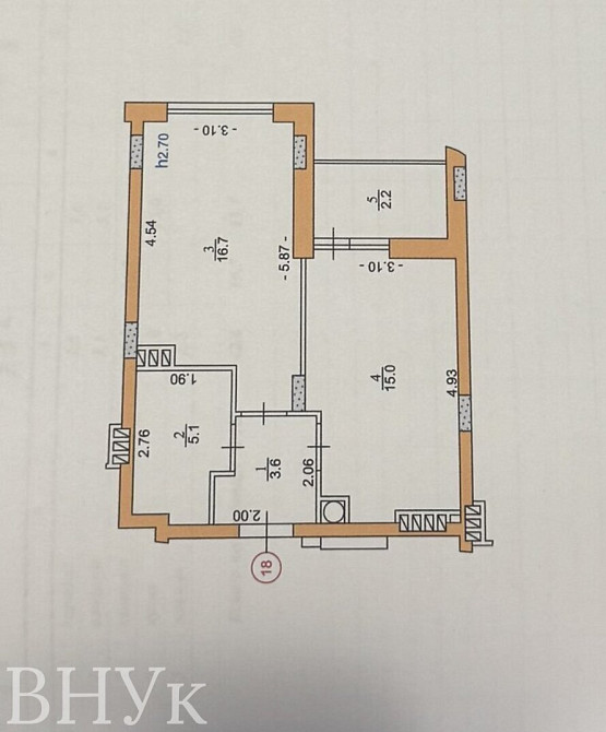 Продаж Квартира 1-кімнатна, 2/5 поверх на Підволочиське шосе Ternopil' - photo 17
