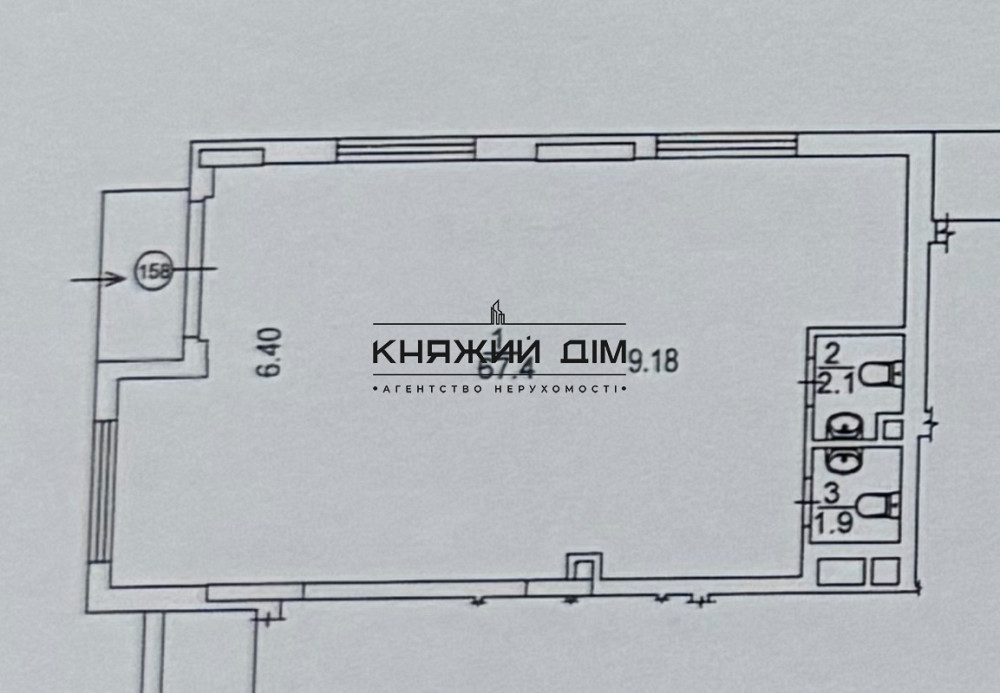 Оренда офісне приміщення на вул. Олександра Олеся поверх - 1/1 Київ - фото 7