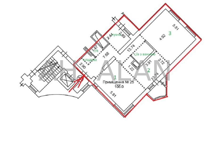 Оренда Будинок 3-кімнатний на Велика Васильківська вул., 9/2 Київ - фото 9