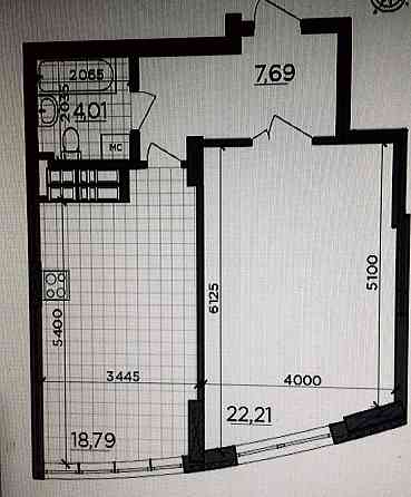 Продаж 1к Квартира 54 кв.м проспект Незалежності 29 Zhytomyr