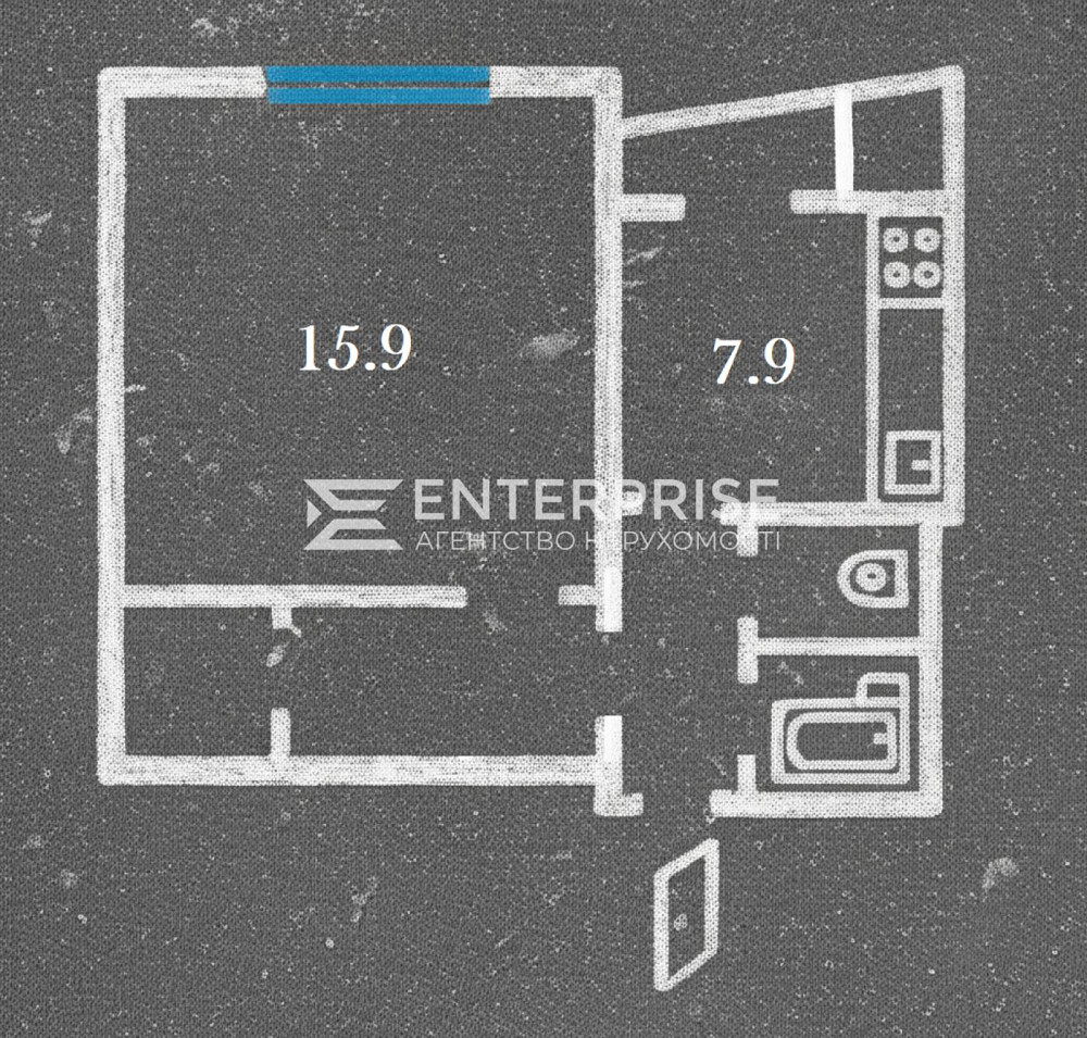 Продаж Квартира 1-кімнатна, 14/16 поверх на вул. Науки Kiev - photo 13