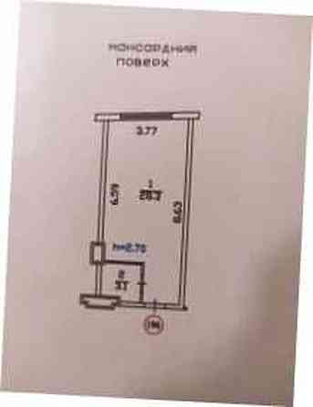 Продаж Квартира 1-кімнатна, 12/12 поверх на Камянська, 127-A Київ